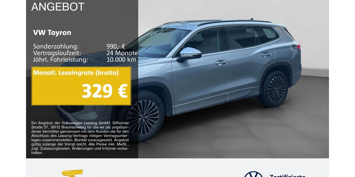 VW Tayron 29.385 km 39.620 &euro; Plettenberg 58840
