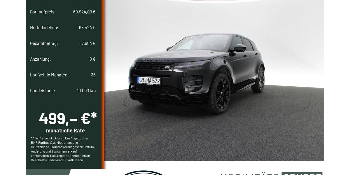 Land Rover Range Rover Evoque 1.785 km 48.990 &euro; Engelskirchen 51766