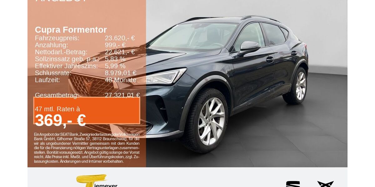 Cupra Formentor 21.579 km 22.680 &euro; Hemer 58675