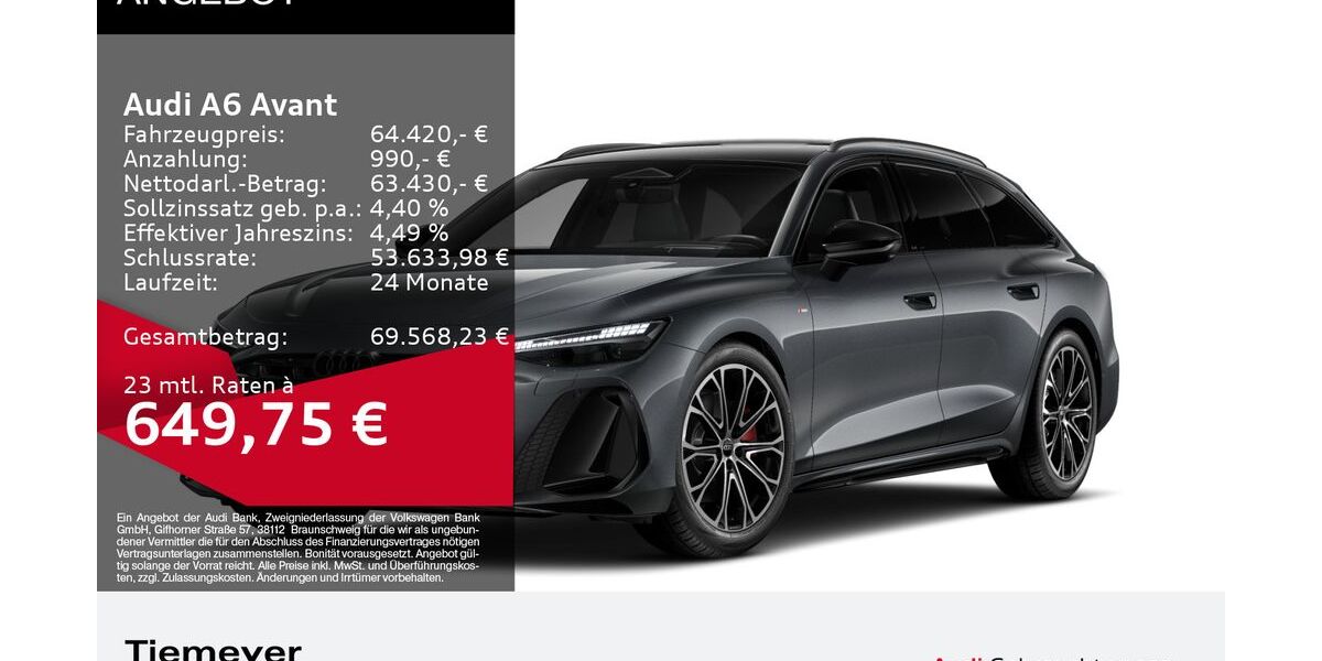 Audi A6 24.057 km 63.760 &euro; Lüdenscheid 58511