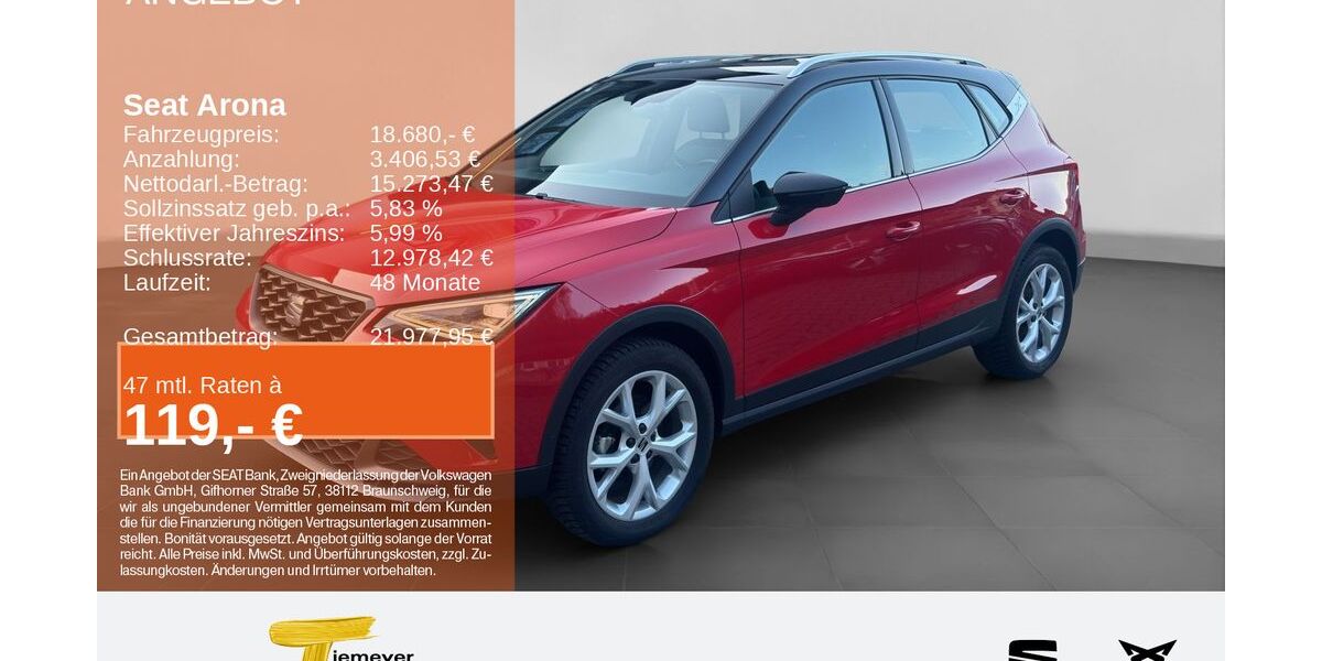 Seat Arona 21.044 km 18.370 &euro; Plettenberg 58840