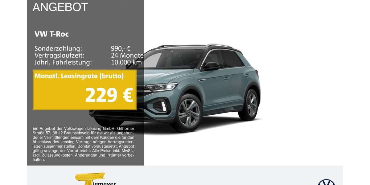 VW T-Roc 12.466 km 32.110 &euro; Lüdenscheid 58507