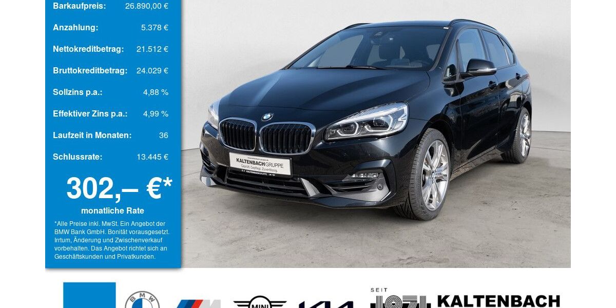 BMW 220 Active Tourer 60.214 km 26.890 &euro; Meinerzhagen 58540