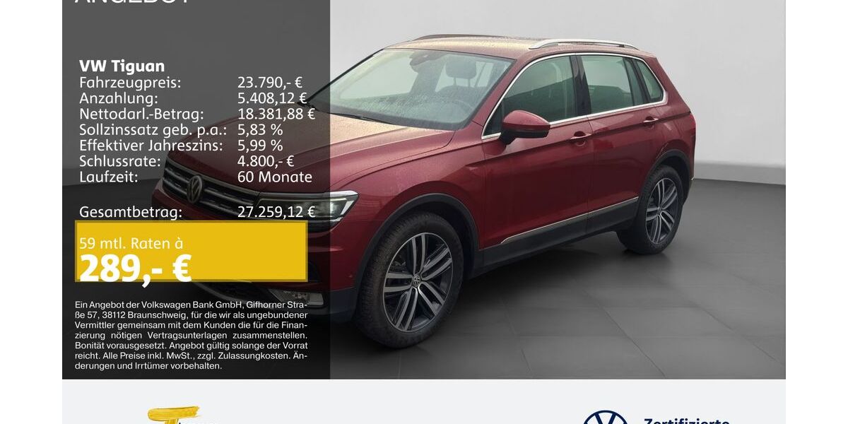 VW Tiguan 99.393 km 21.280 &euro; Plettenberg 58840