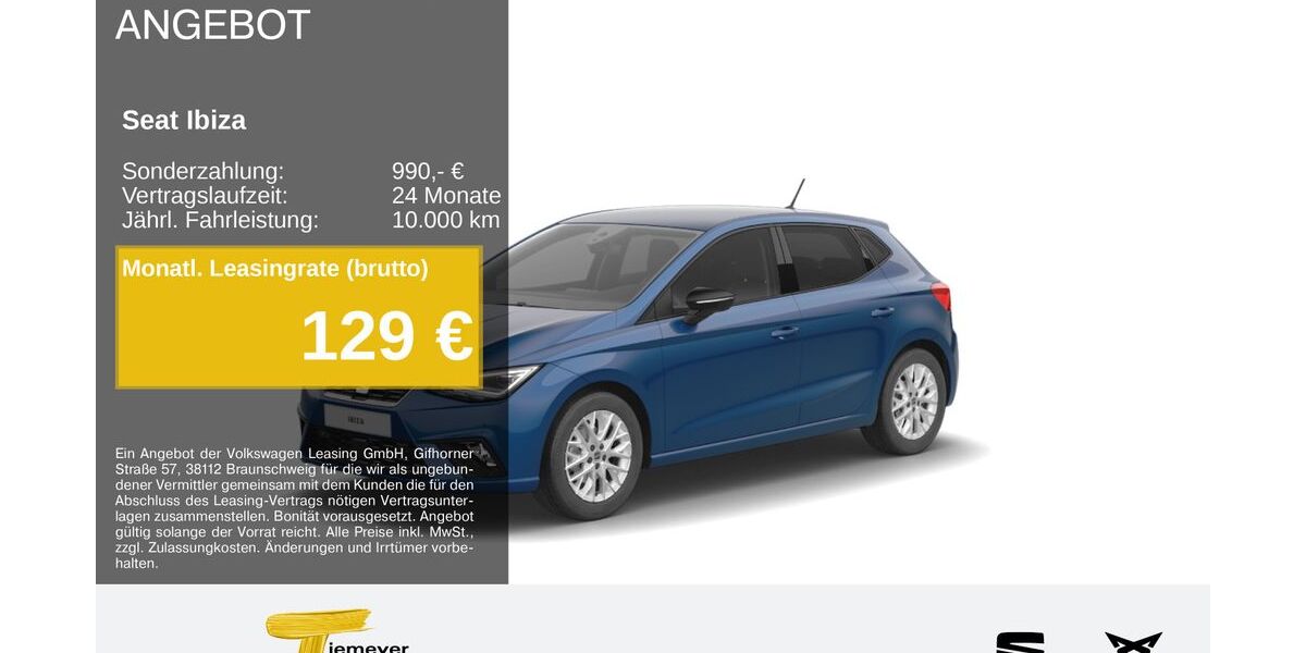 Seat Ibiza 20.715 km 22.190 &euro; Hemer 58675
