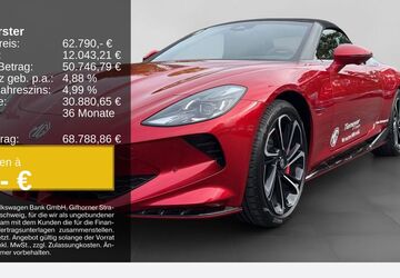 MG Cyberster 1.500 km 61.490 &euro; Hemer 58675