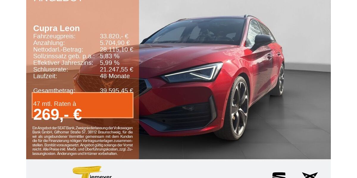 Cupra Leon 18.207 km 33.220 &euro; Lüdenscheid 58513