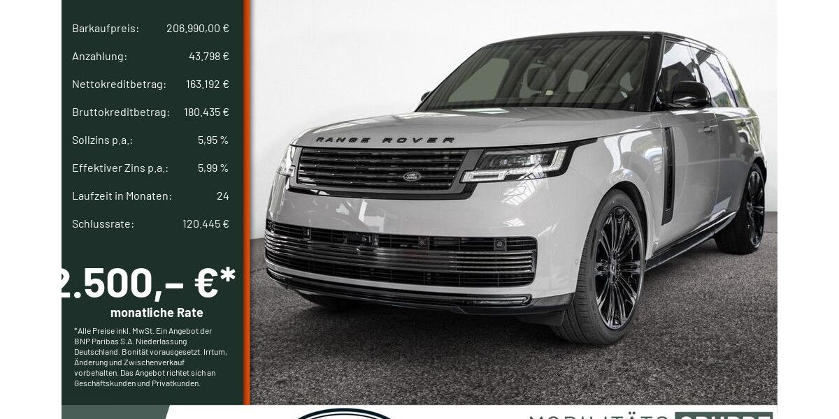 Land Rover Range Rover 15.000 km 202.900 &euro; Engelskirchen 51766