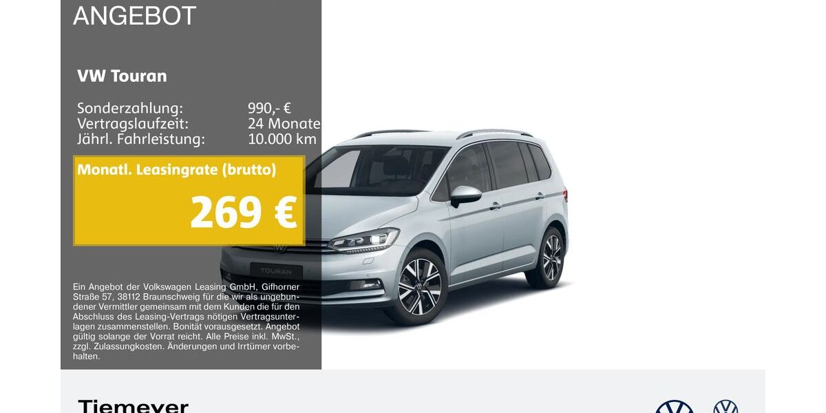 VW Touran 5.139 km 37.140 &euro; Plettenberg 58840