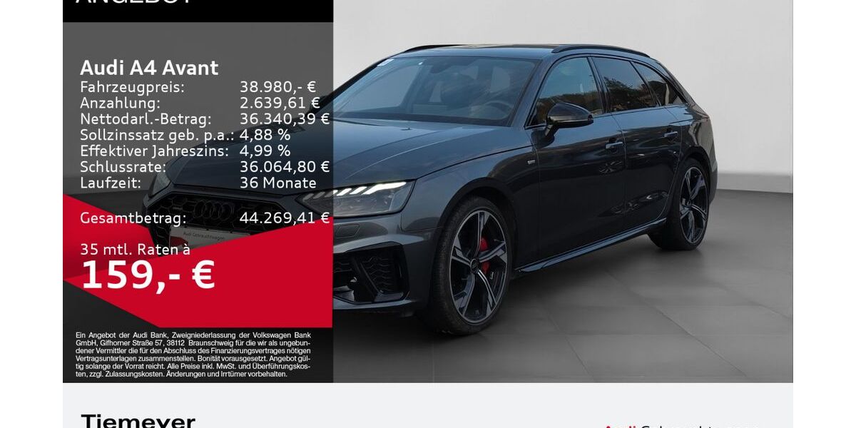 Audi A4 14.713 km 38.480 &euro; Plettenberg 58840