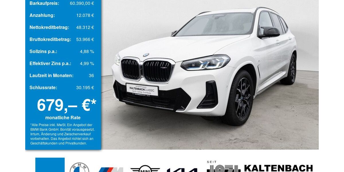 BMW X3 M40 25.100 km 60.390 &euro; Meinerzhagen 58540