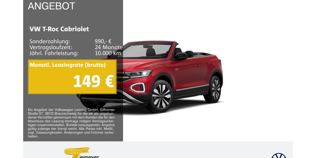 VW T-Roc 2.703 km 25.970 &euro; Lüdenscheid 58507