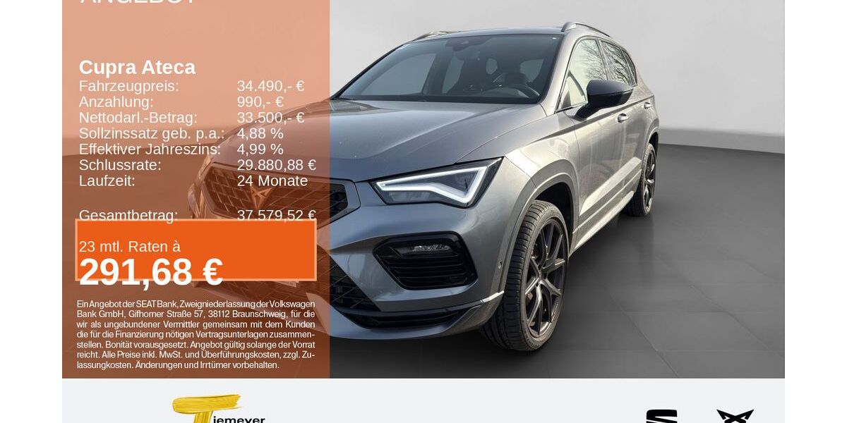 Cupra Ateca 1.500 km 34.490 &euro; Lüdenscheid 58513