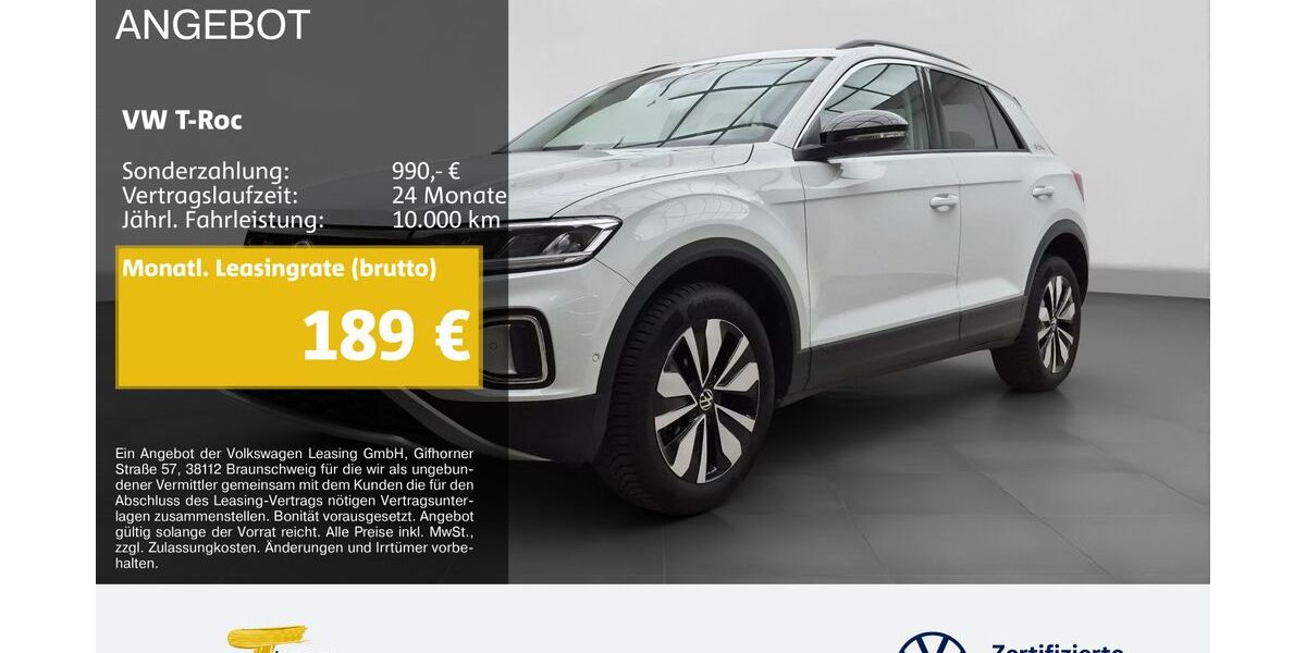 VW T-Roc 10.645 km 22.760 &euro; Lüdenscheid 58507