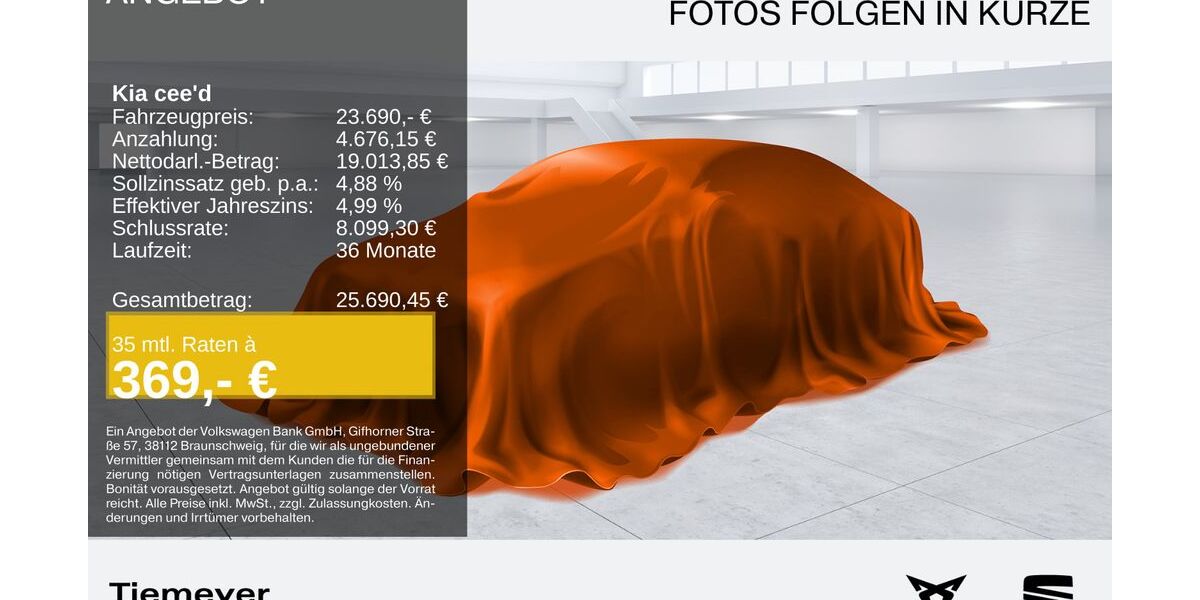 Kia ceed / Ceed 73.823 km 23.490 &euro; Hemer 58675