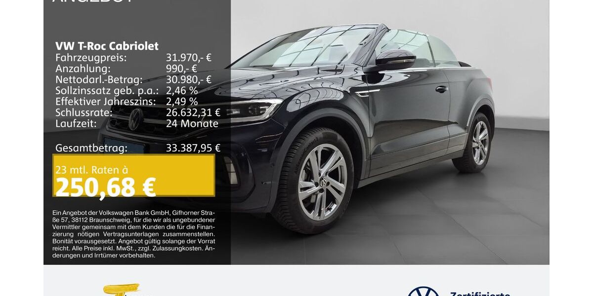 VW T-Roc 22.439 km 31.690 &euro; Lüdenscheid 58507